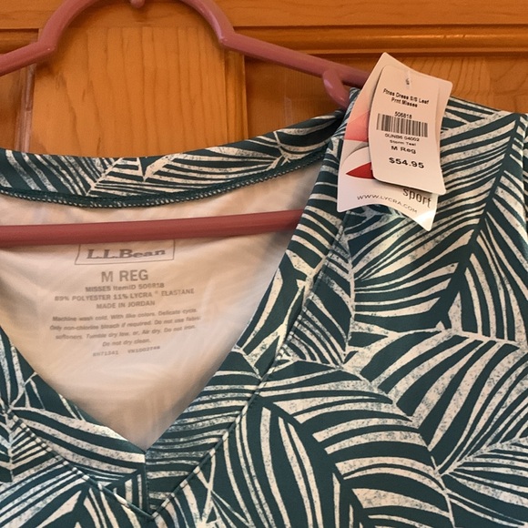 NWT LL Bean Fitness Dress - Size M - Picture 2 of 5